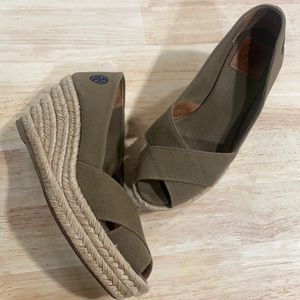 💯Tory Burch Wedge Espadrilles
